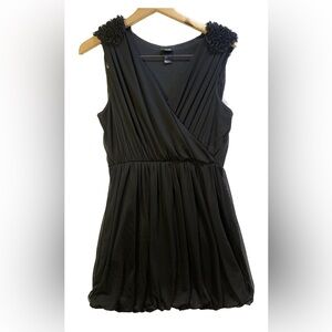 H&M Black Cocktail Party Sleeveless mini Dress Ladies size Small